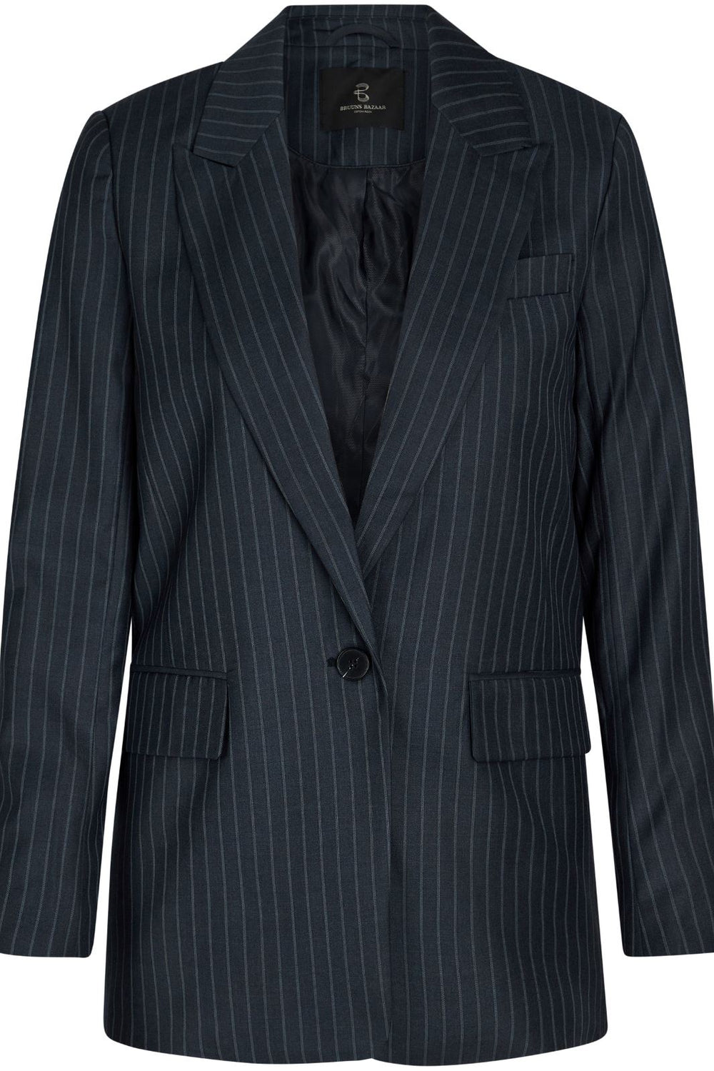 Bruuns Bazaar - Bluestar Frida blazer - Blue pinstripe Blazere 