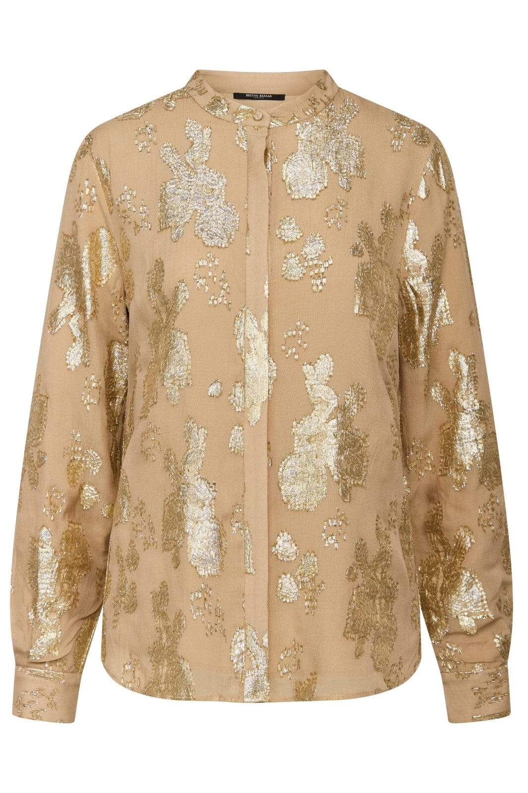Bruuns Bazaar - Bottlebrush Corinnas shirt - Silver Mink Skjorter 