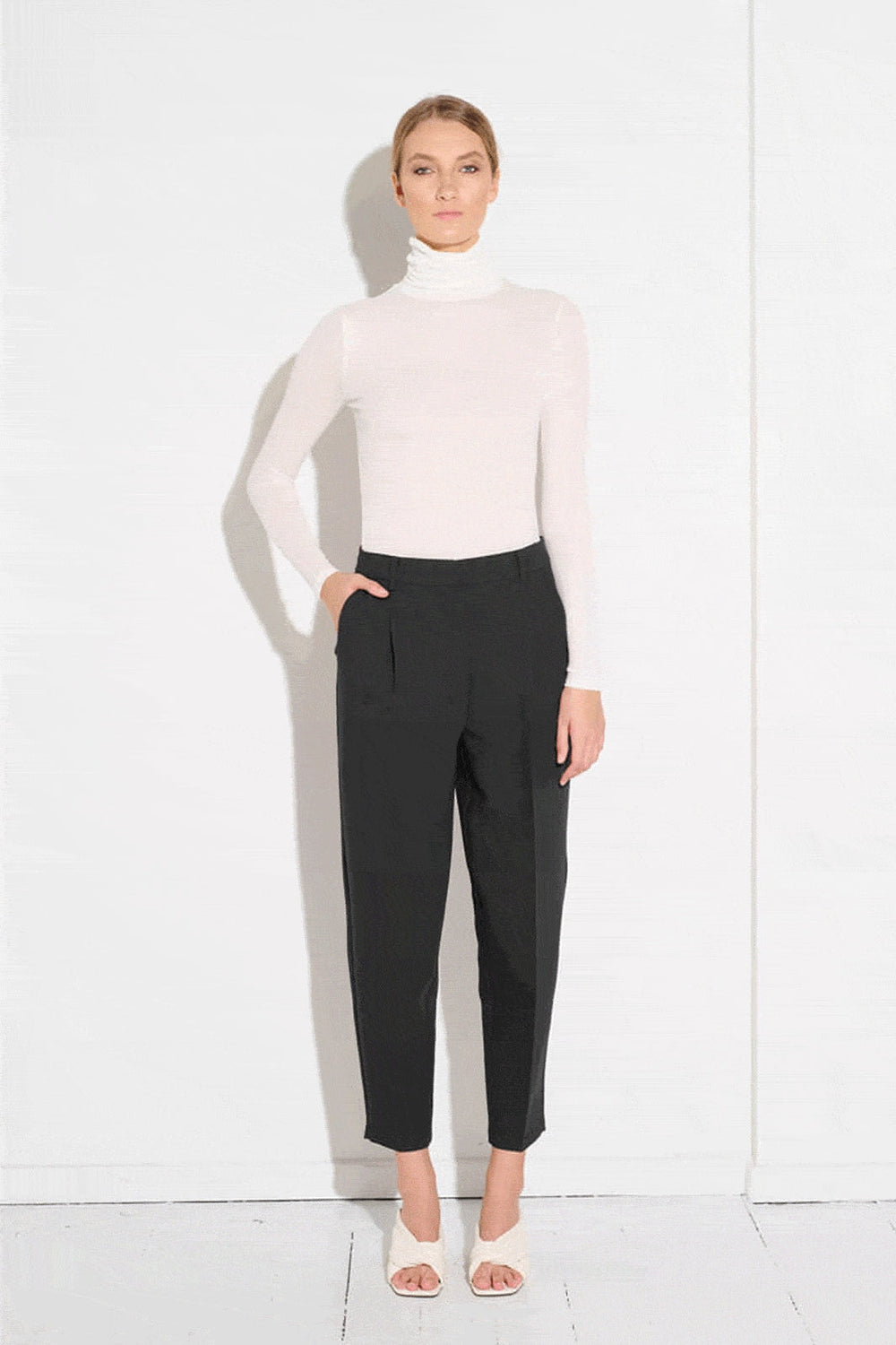 Bruuns Bazaar - CindySus Dagny Pants - Black Bukser 