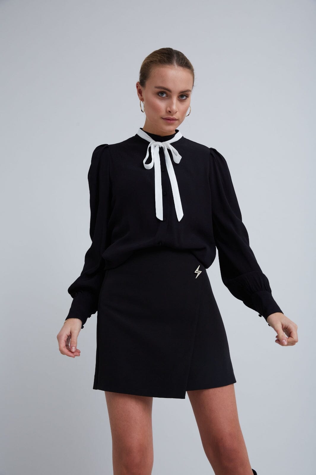 Bruuns Bazaar - Lilli Tovas shirt - Black Skjorter 