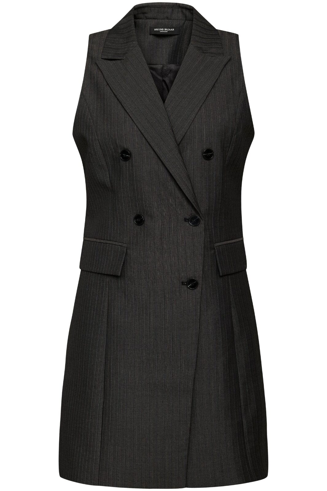 Bruuns Bazaar - Need Lian dress - Grey pin stripe Kjoler 