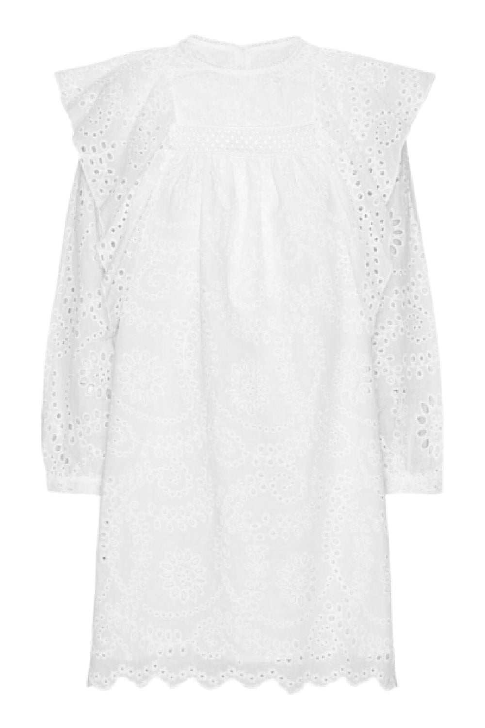 BYIC - Ingrid Dress Embroidery - White 