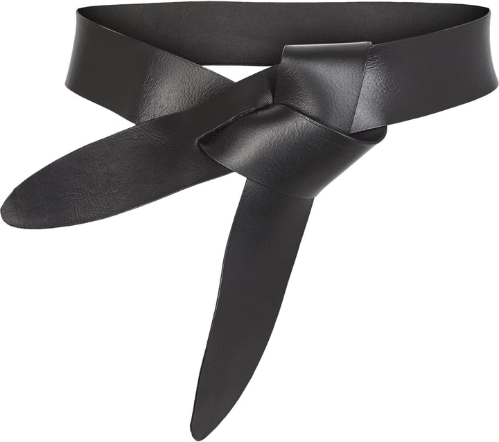 Co'couture - Abi Leather Belt - Black Bælter 
