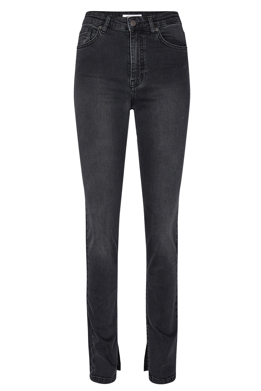 Co'couture - Denny Slit Jeans - Black Jeans 