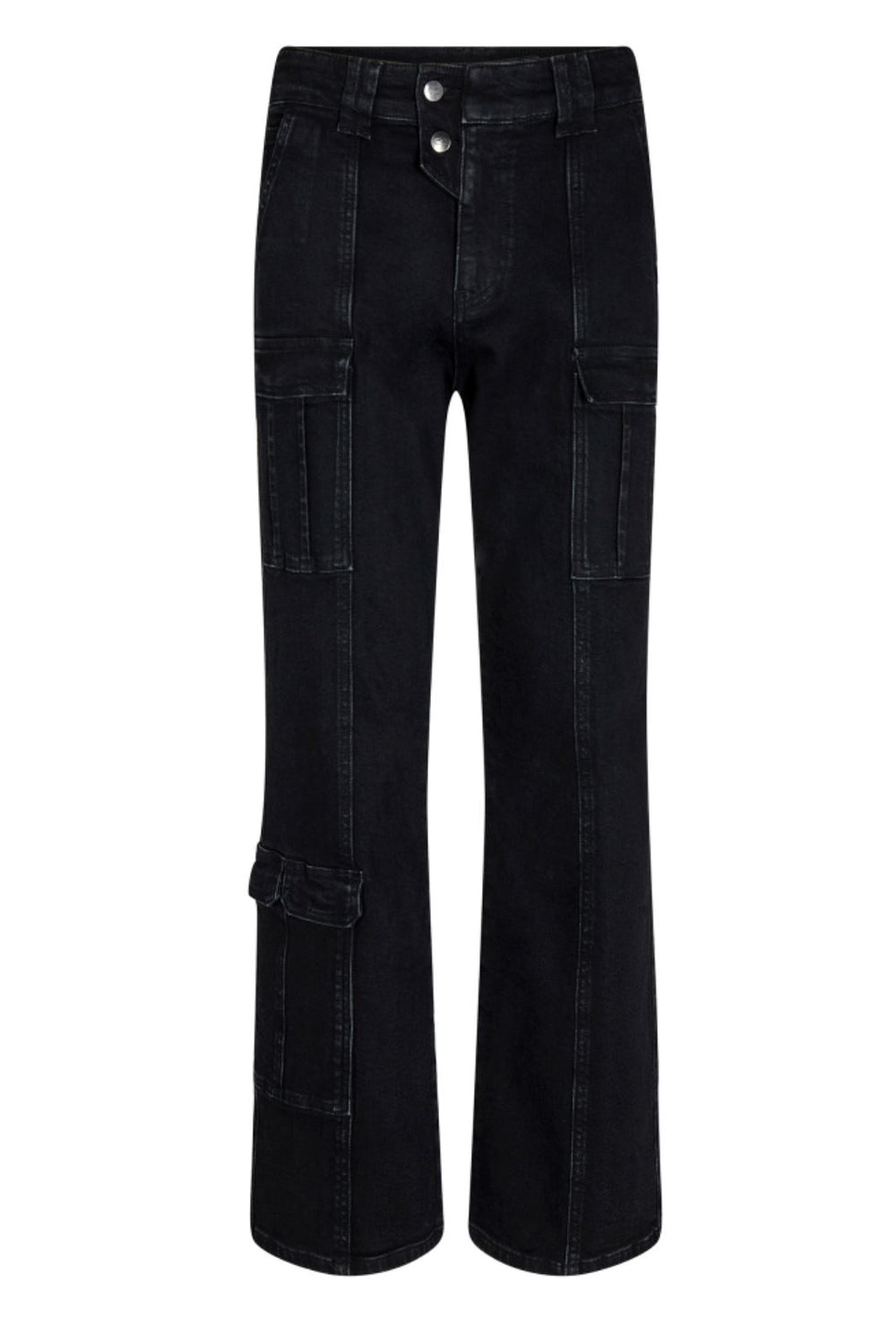 Co´couture - Jolenecc Flare Pocket Jeans - 96 Black Jeans 