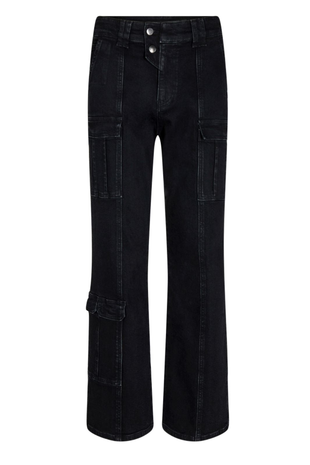 Co´couture - Jolenecc Flare Pocket Jeans - 96 Black Jeans 