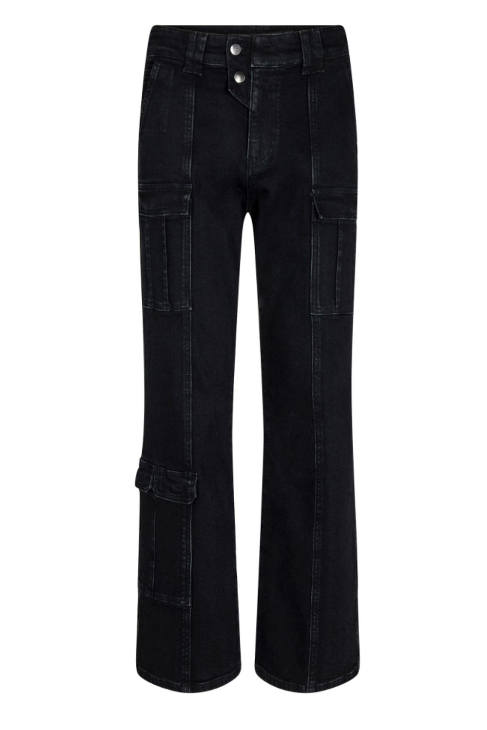 Co´couture - Jolenecc Flare Pocket Jeans - 96 Black Jeans 