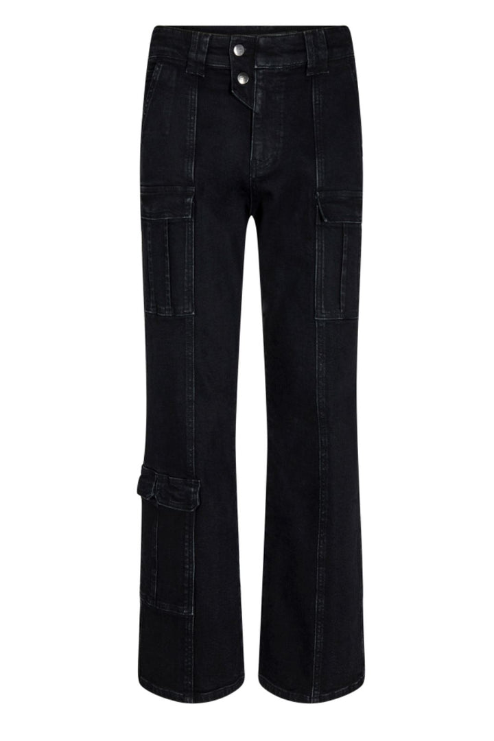 Co´couture - Jolenecc Flare Pocket Jeans - 96 Black Jeans 