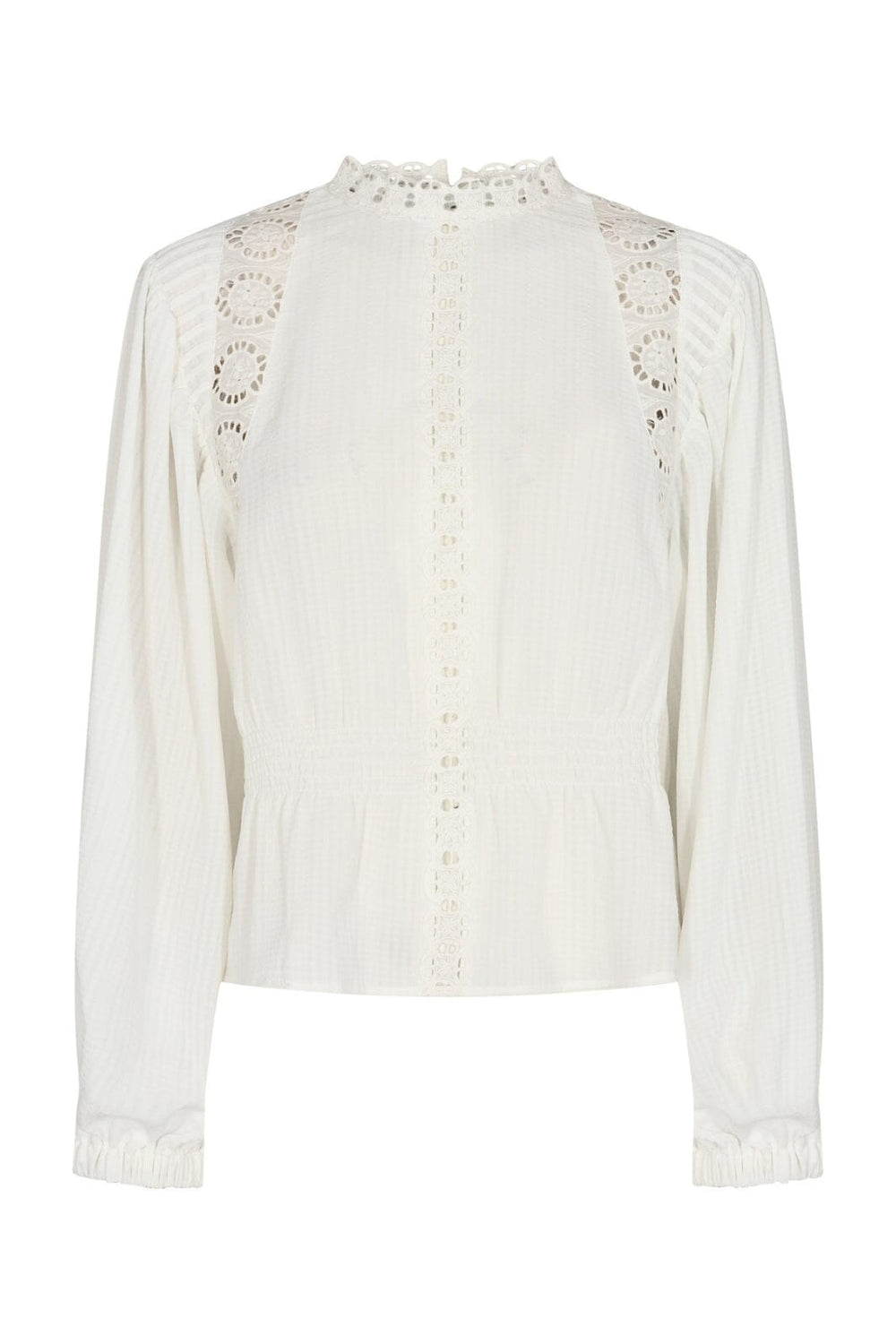 Co´Couture - Magna Lace Blouse - Off White Bluser 