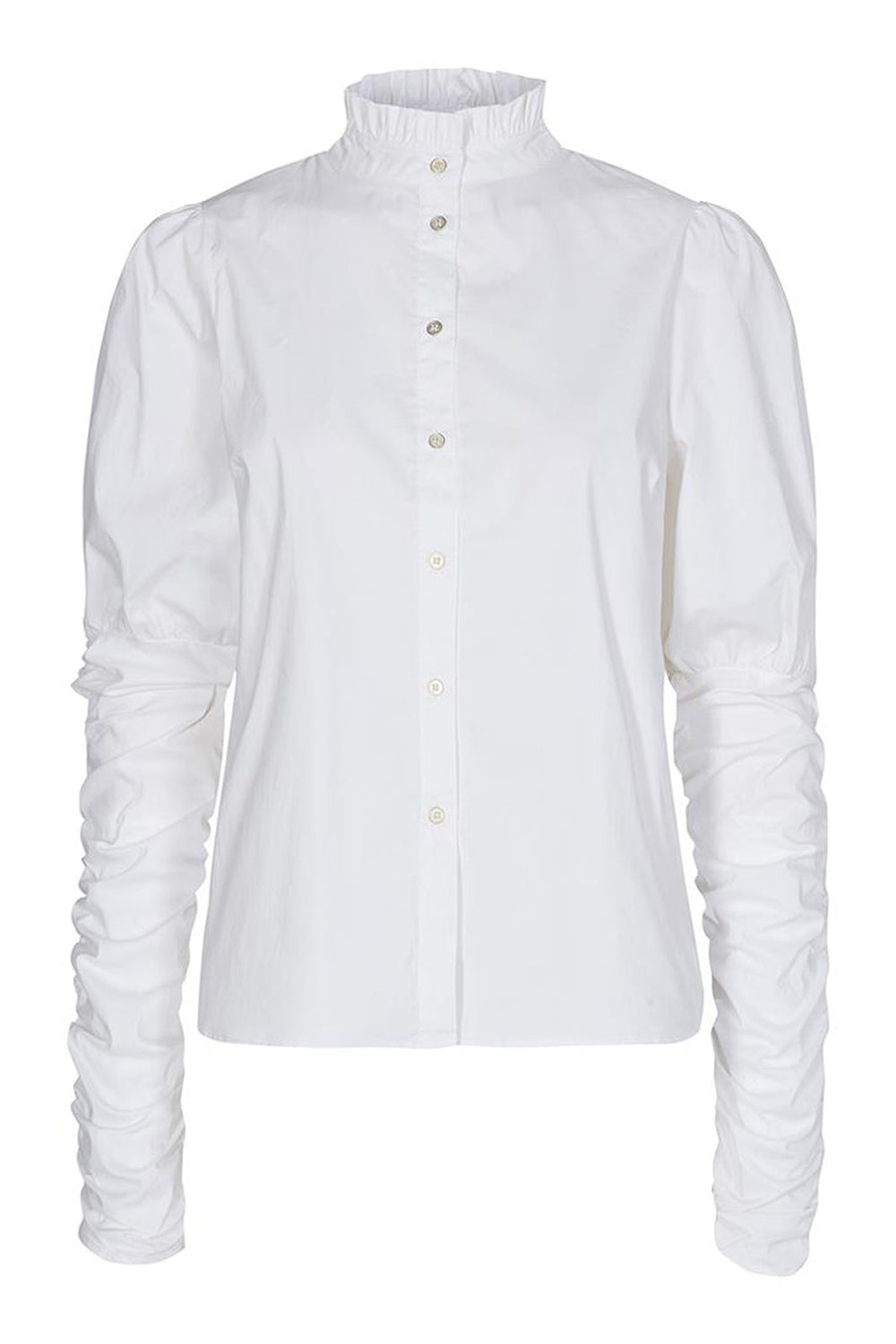 Co´couture - Sandy Poplin Puff Shirt - White Skjorter 