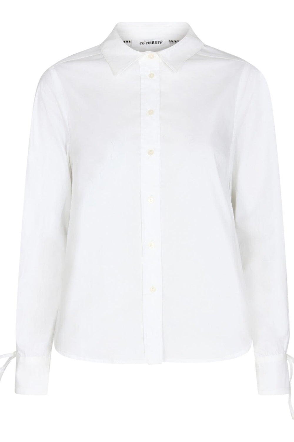 Co´couture - Sandycc Frill Sleeve Shirt - 4000 White Skjorter 