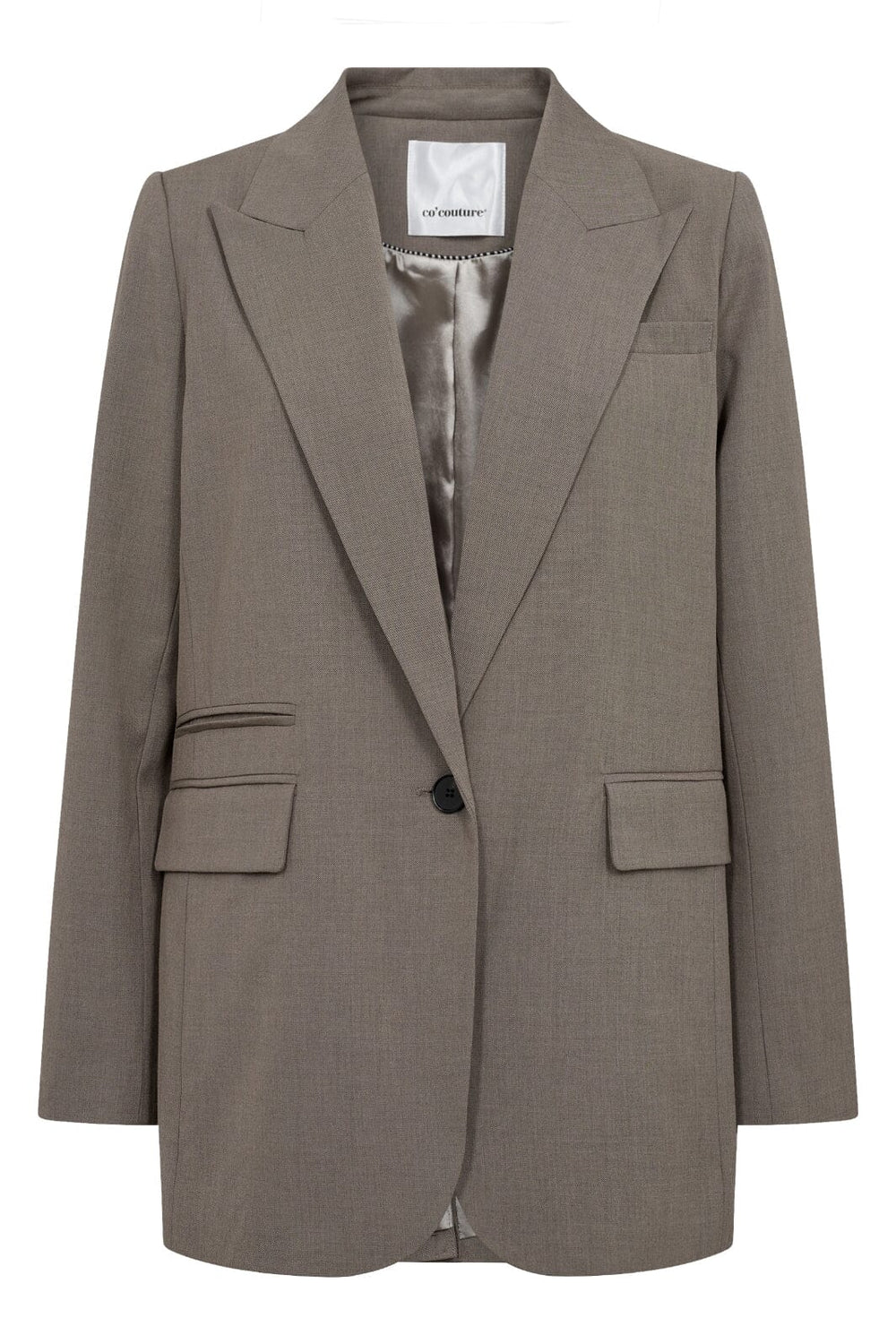 Co´couture - Vidacc Single Oversize Blazer - 154 Walnut Blazere 