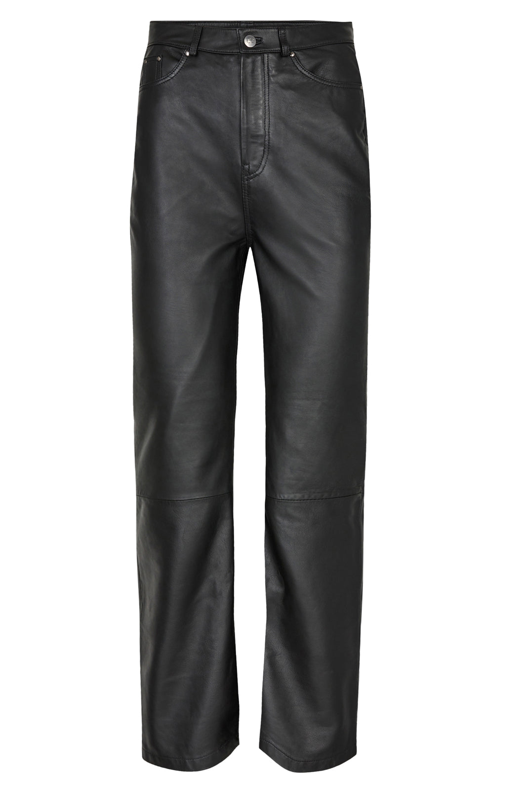 Co'couture - Vika Leather Jeans - Black 