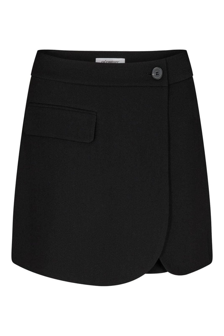 Co´couture - Volacc Wrap Skort - 96 Black Nederdele 