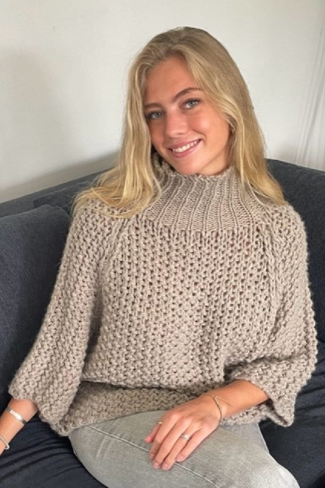 Continue - Annie Knit - Earth 1206 Strikbluser 