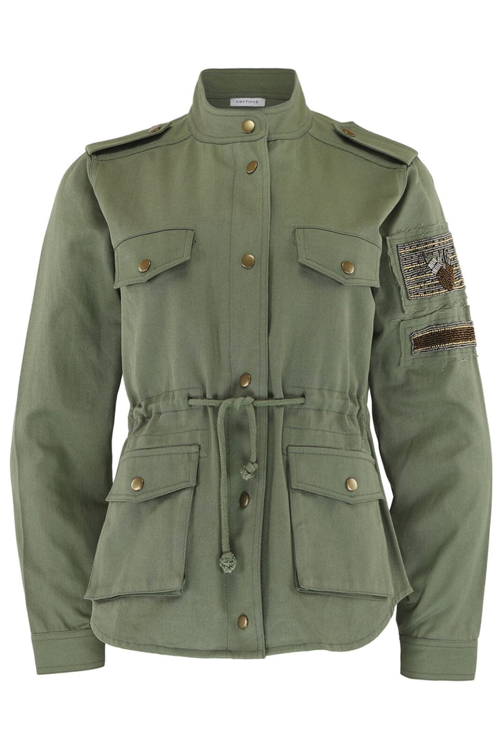 Continue - Arlyn Jacket - Army Jakker 