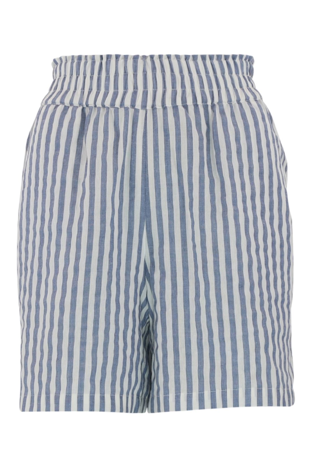 Continue - Evy Stripe Shorts - 416 Blue Stripe Shorts 