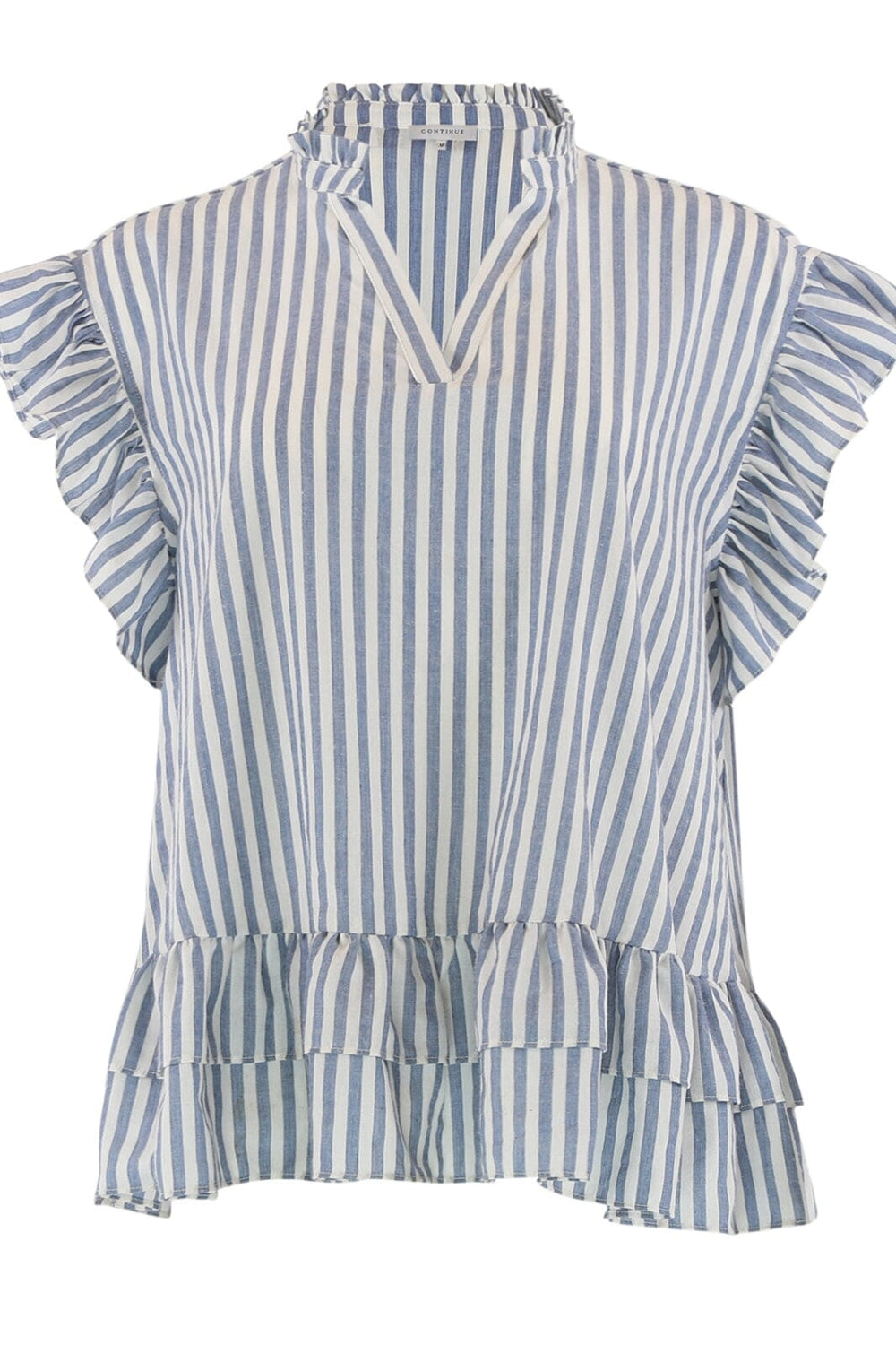Continue - Lee Stripe Fringles - 416 Blue Stripe Toppe 
