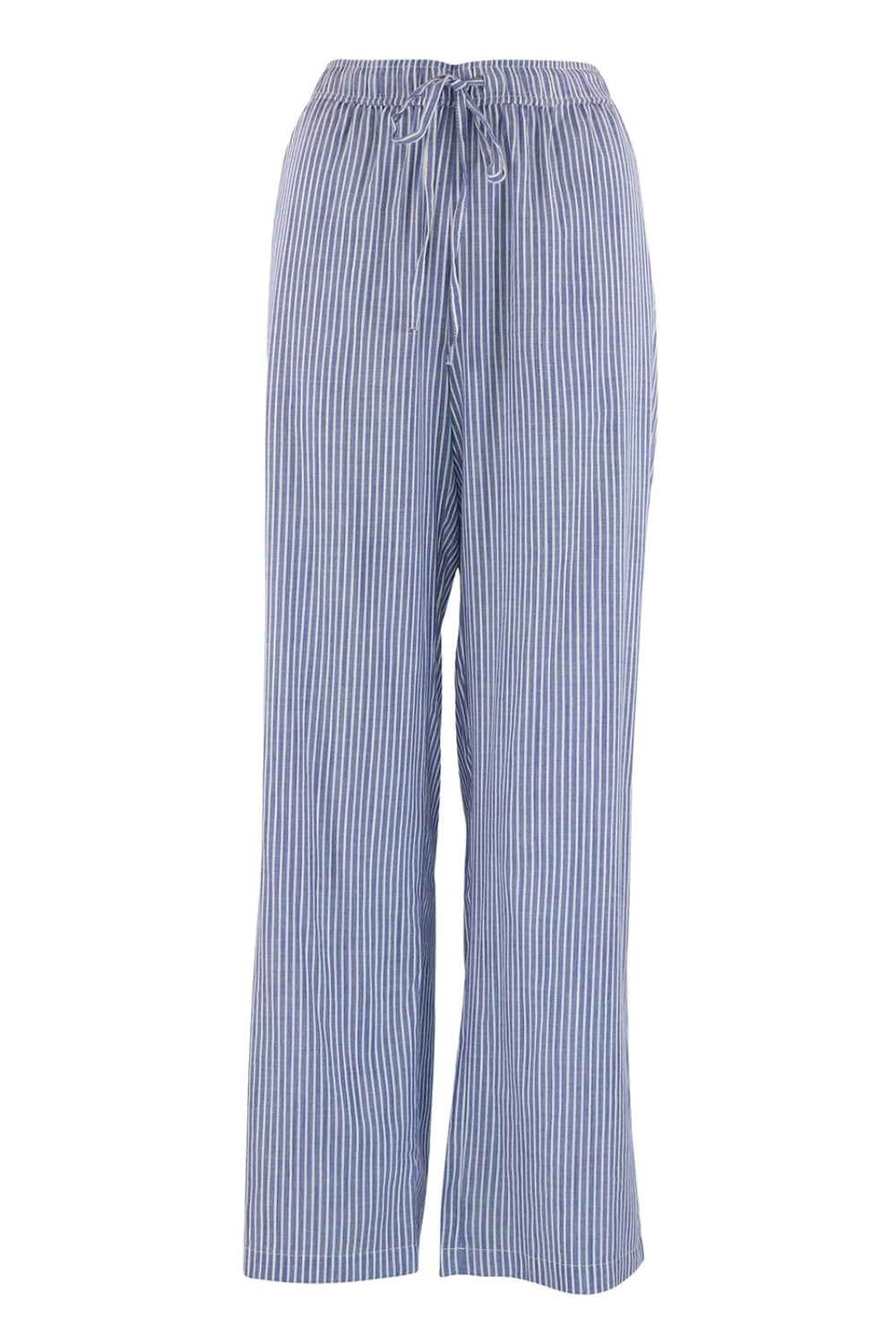 Continue - Lis Pants Stripe - Small Stripe Blue/White Bukser 