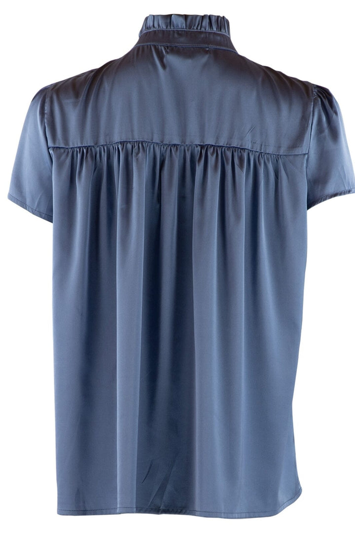 Continue - Malika Ss - Dove Blue Skjorter 