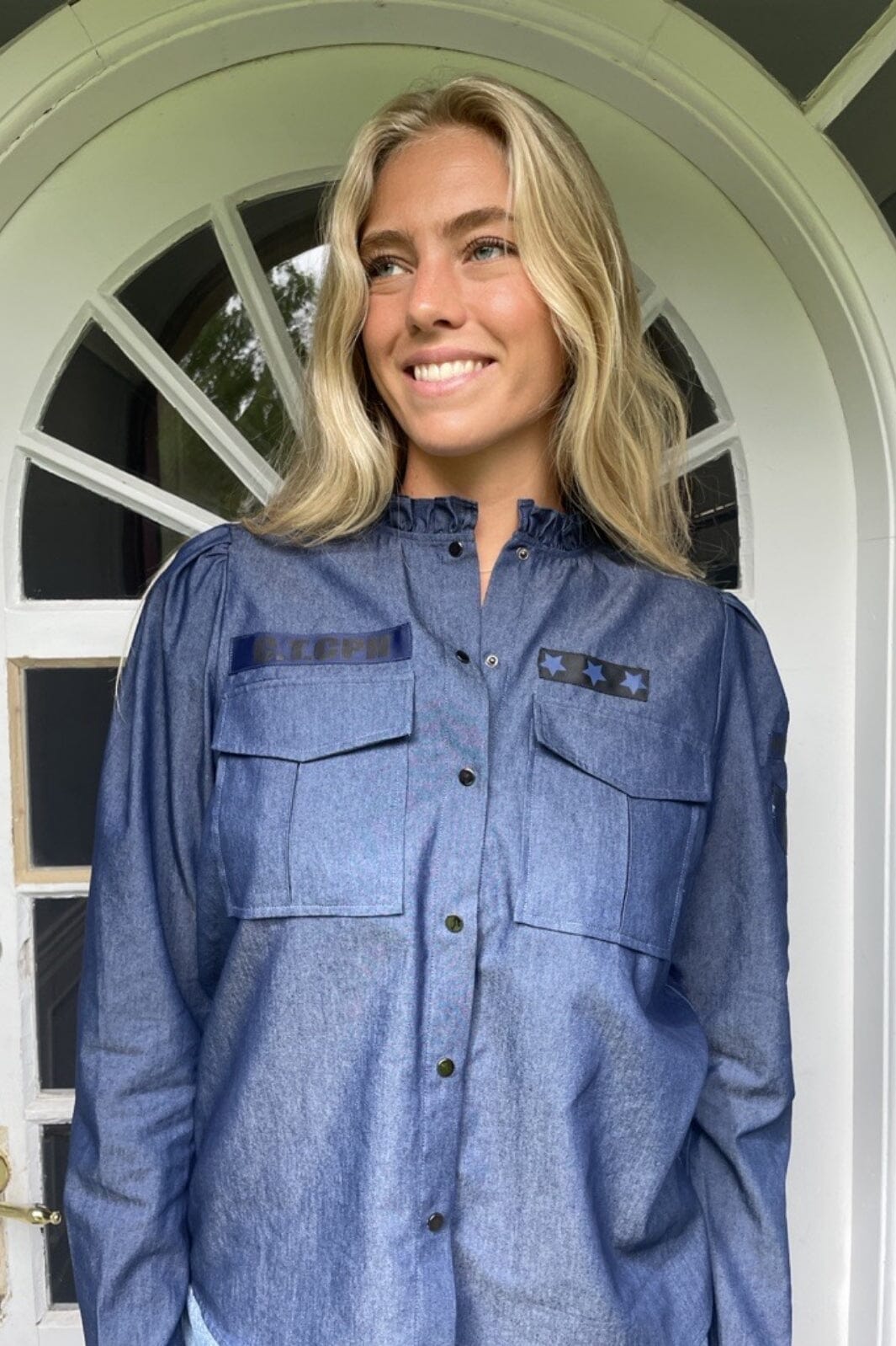 Continue - Milli Blouse Chambre - Chambre Skjorter 