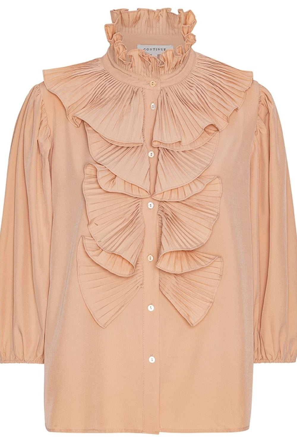 Continue - Pernille 3/4 Sleeve - Nude Skjorter 