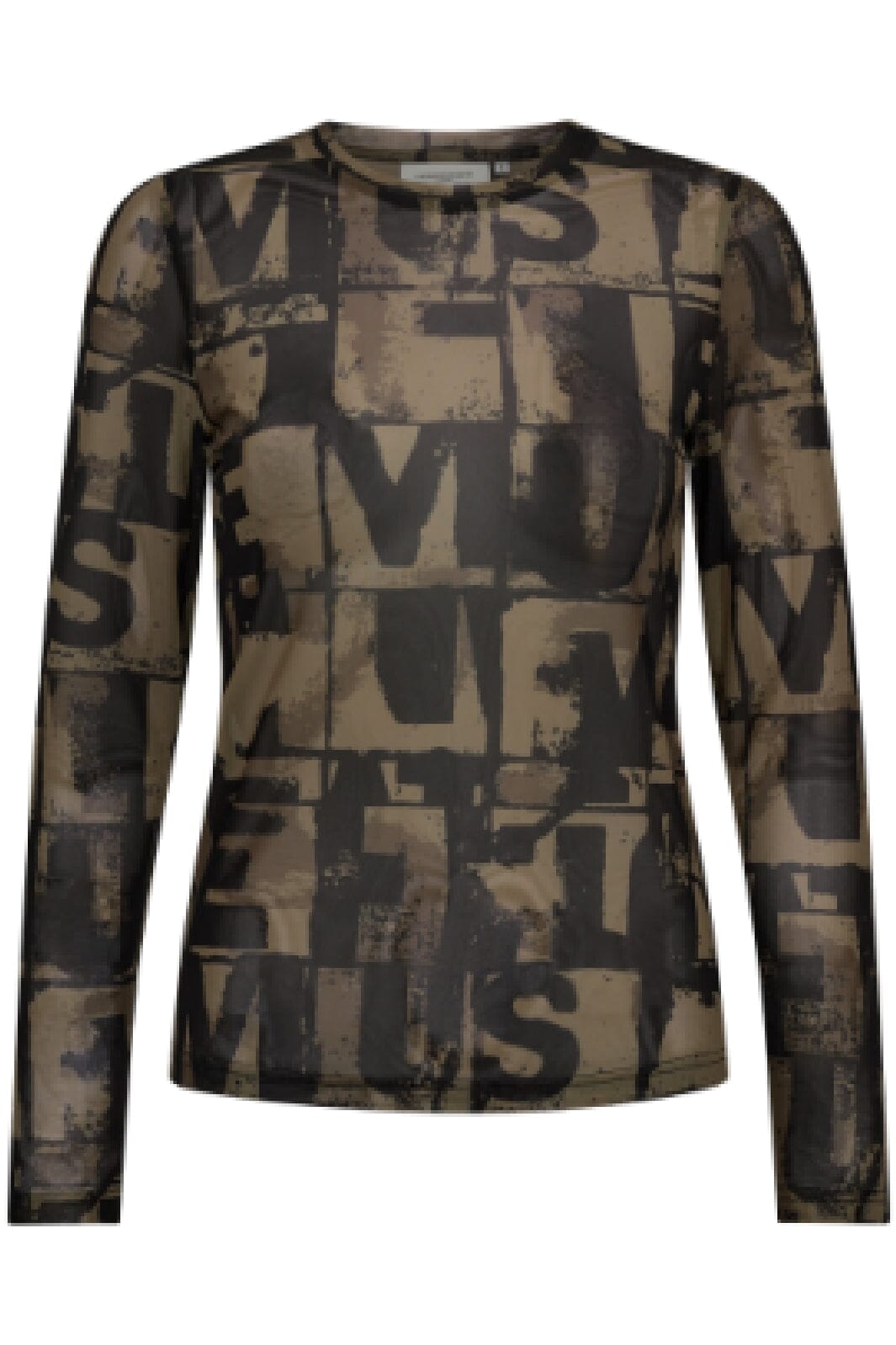 Copenhagen Muse - Cmcora-Tee - Military Olive w. Black Bluser 
