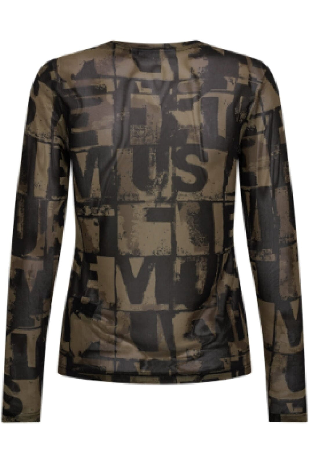 Copenhagen Muse - Cmcora-Tee - Military Olive w. Black Bluser 