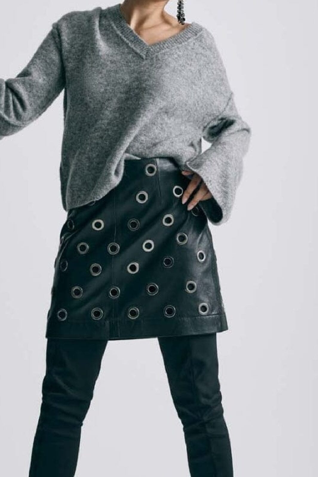 Copenhagen Muse - Cmroyal-Ring-Skirt - Black Nederdele 