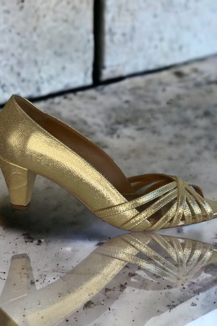Copenhagen Shoes - All I Need - 0051 Gold Stiletter 