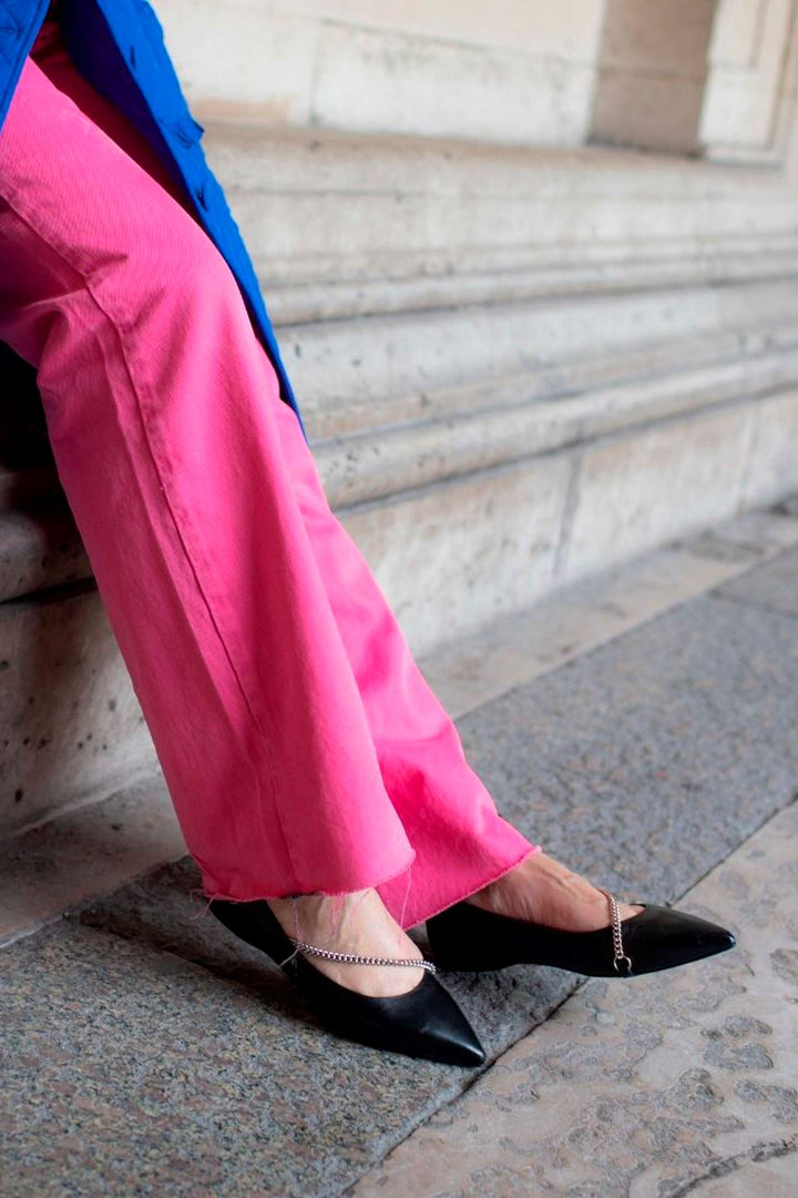 Copenhagen Shoes - Andrea - 0001 Black Ballerinaer 