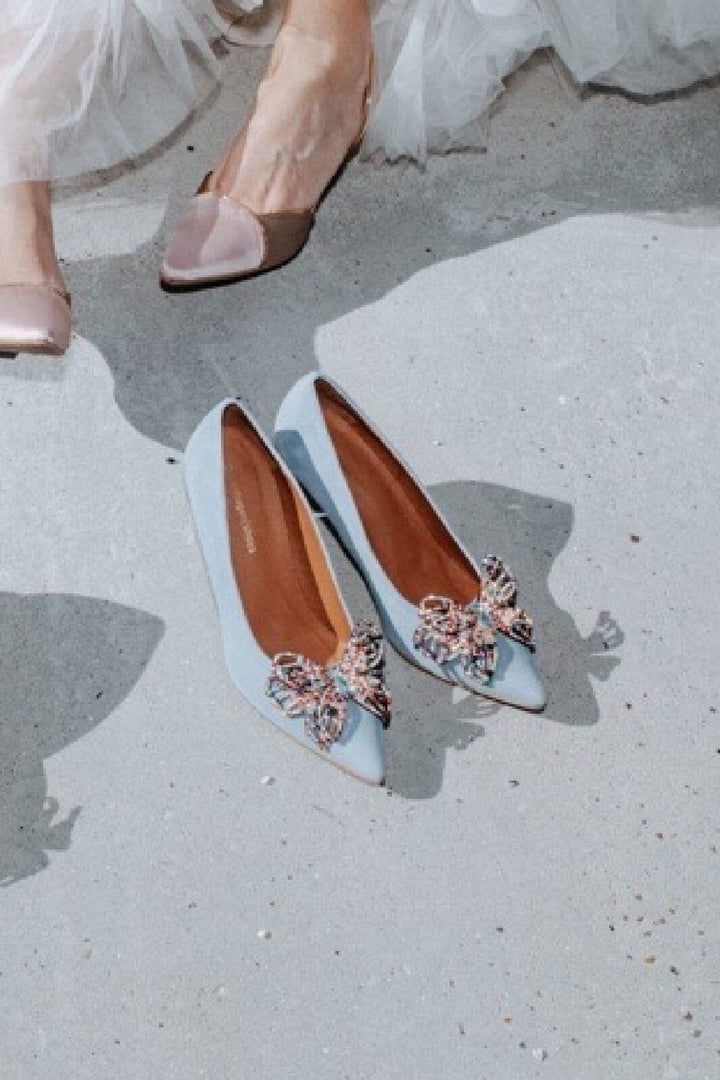 Copenhagen Shoes - Butterfly - 0070 Blue Fog Stiletter 
