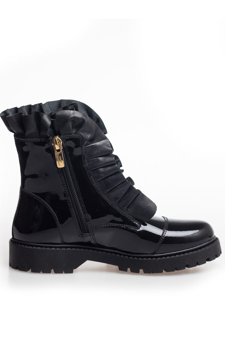 Copenhagen Shoes by Josefine Valentin - Pretty All Patent - 038 Black Patent Støvler 