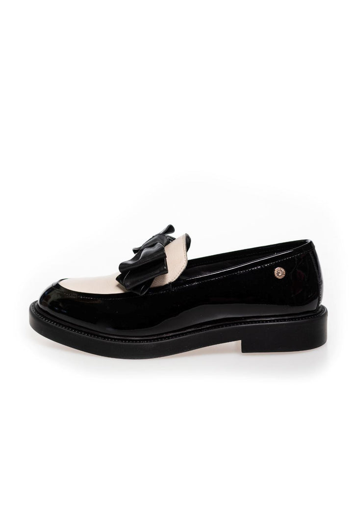 Copenhagen Shoes - Like Going Out - 0010 Black / Off White / Black Loafers 