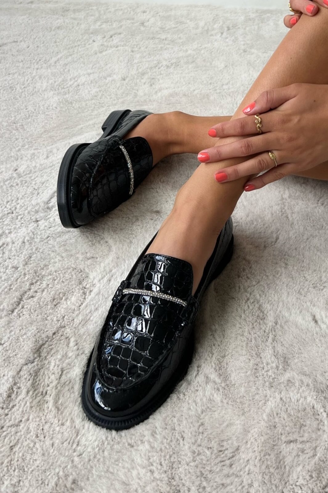 Copenhagen Shoes - Loafers Lovely - 0001 Black Loafers 