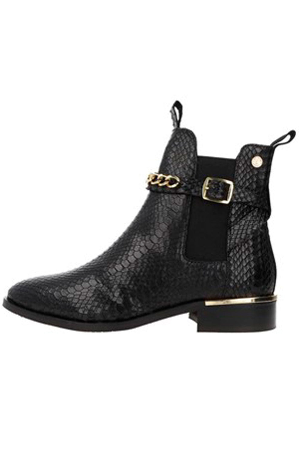 Copenhagen Shoes - My Own Paradise - 008 Black Snake Støvletter 
