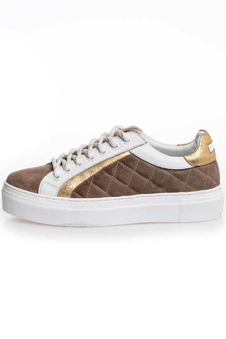 Copenhagen Shoes - My Sneaks - 004 Taupe/Gold Sneakers 
