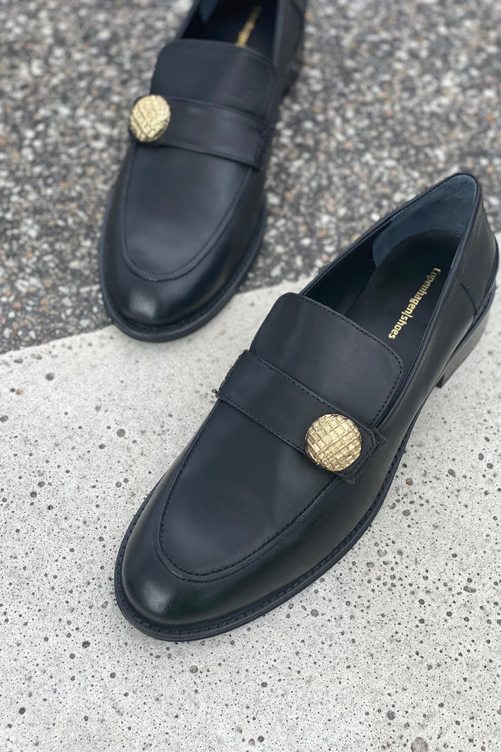 Copenhagen Shoes - Queens Leather - 001 Black Sko 