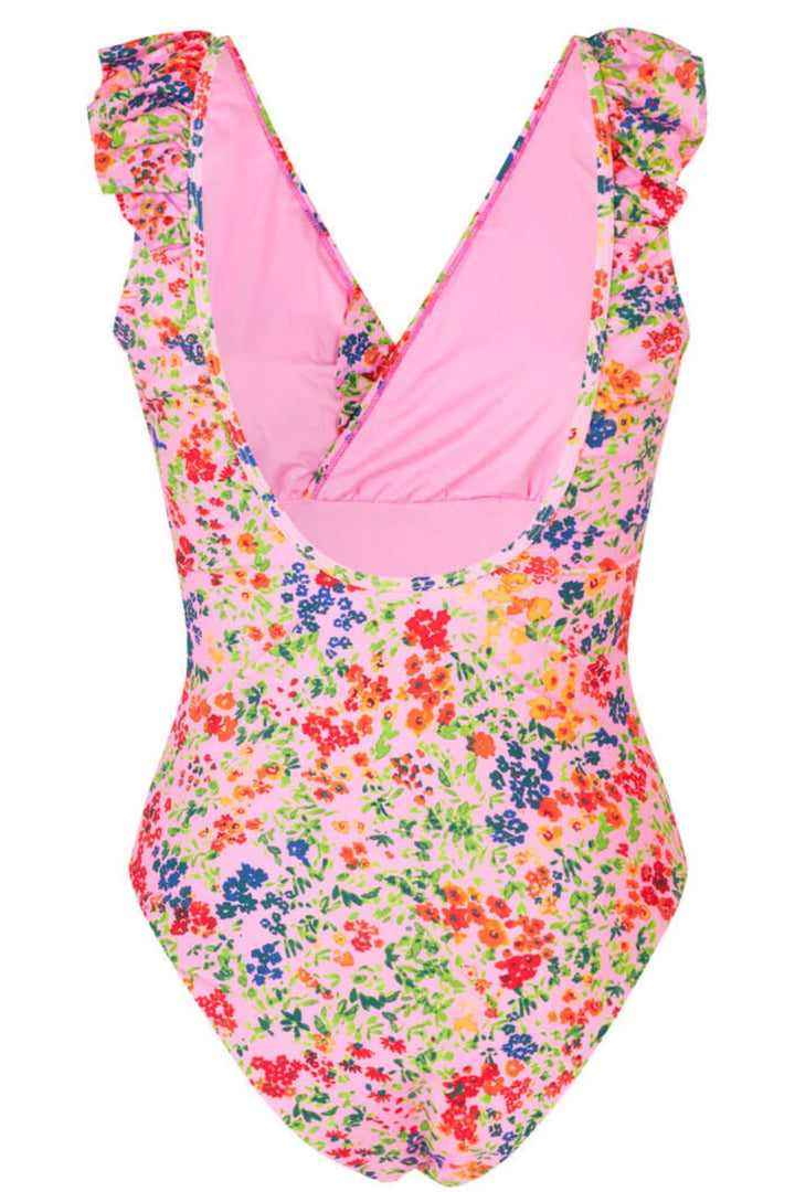 Cras - Agnescras Swimsuit - Orange Meadow Badedragter 