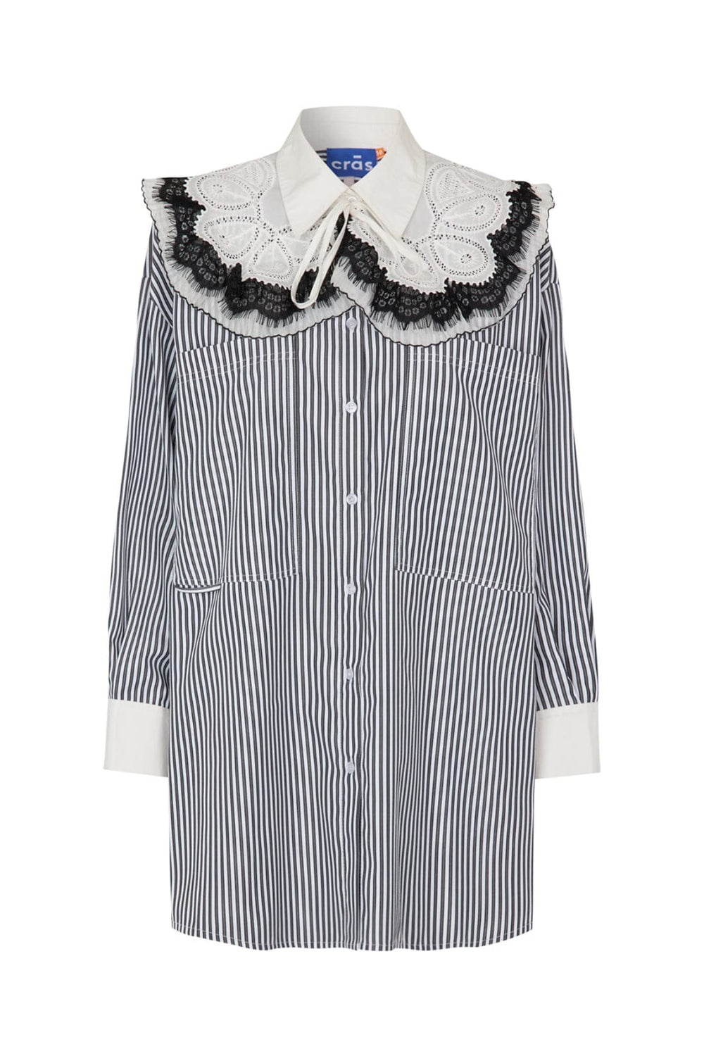 Cras - Businesscras Shirt - Black Stripe Skjorter 