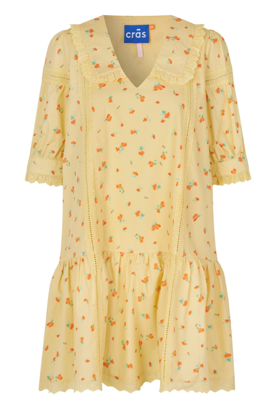 Cras - Frejacras Dress - Blooming Butter Kjoler 