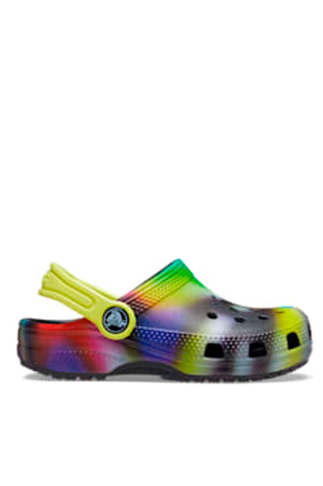 Crocs - Classic Solarized Cgt - Black/Multi Sandaler 