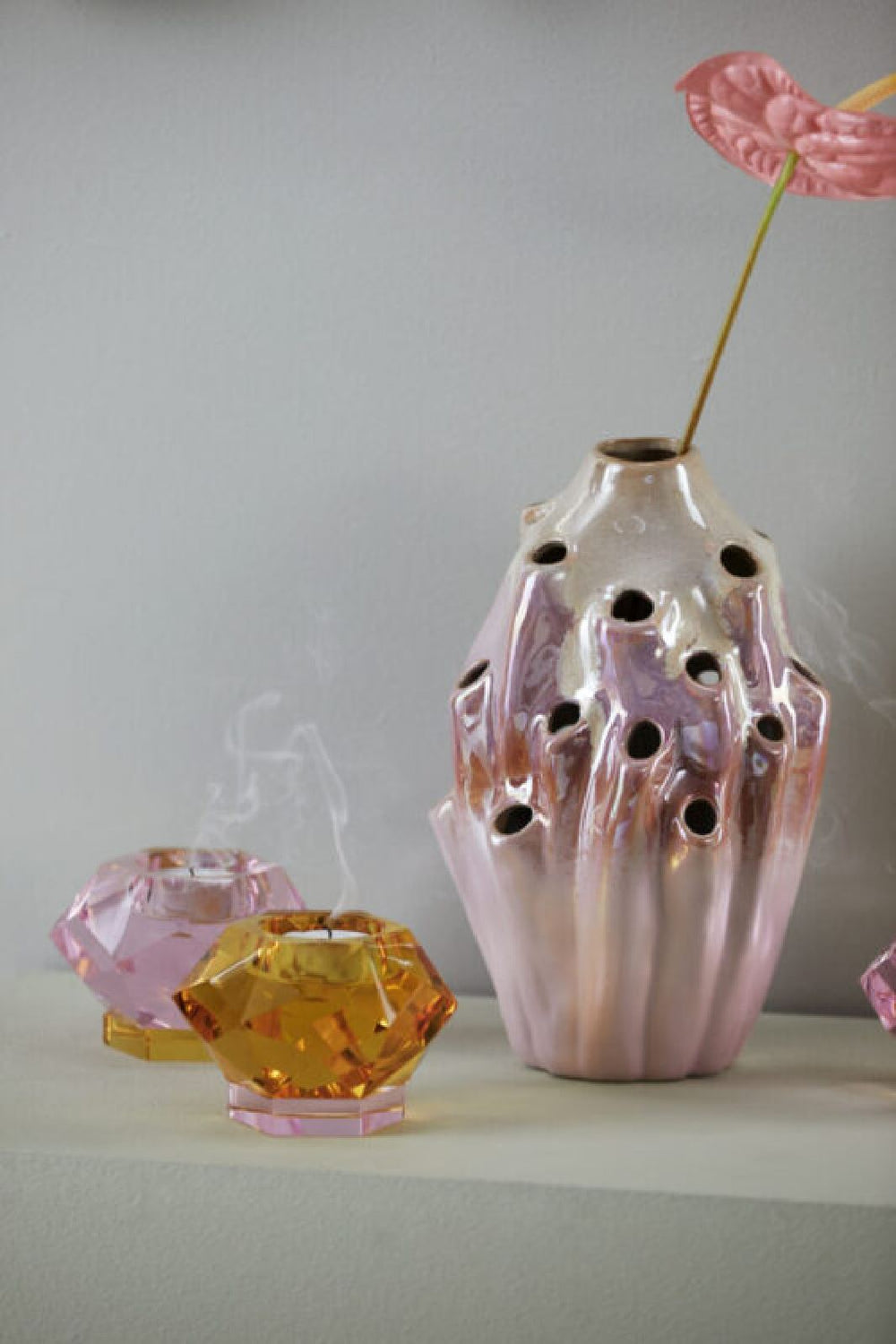 Eden Outcast - Lava Vase Small - Rose Vaser 