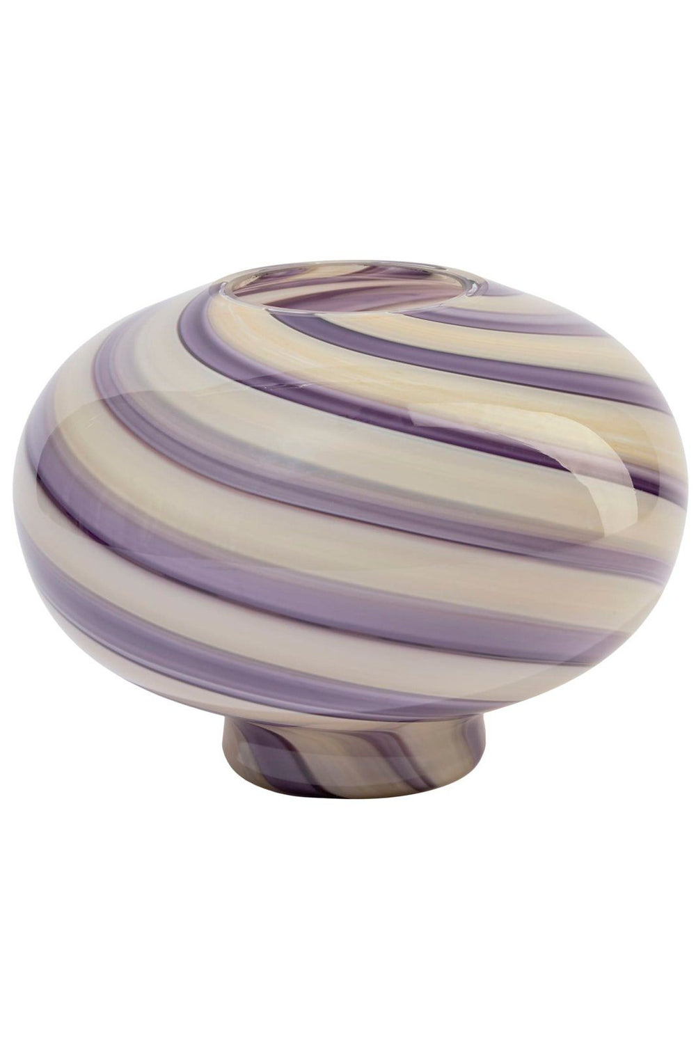 Eden Outcast - Twirl Vase Large - Purple Vaser 