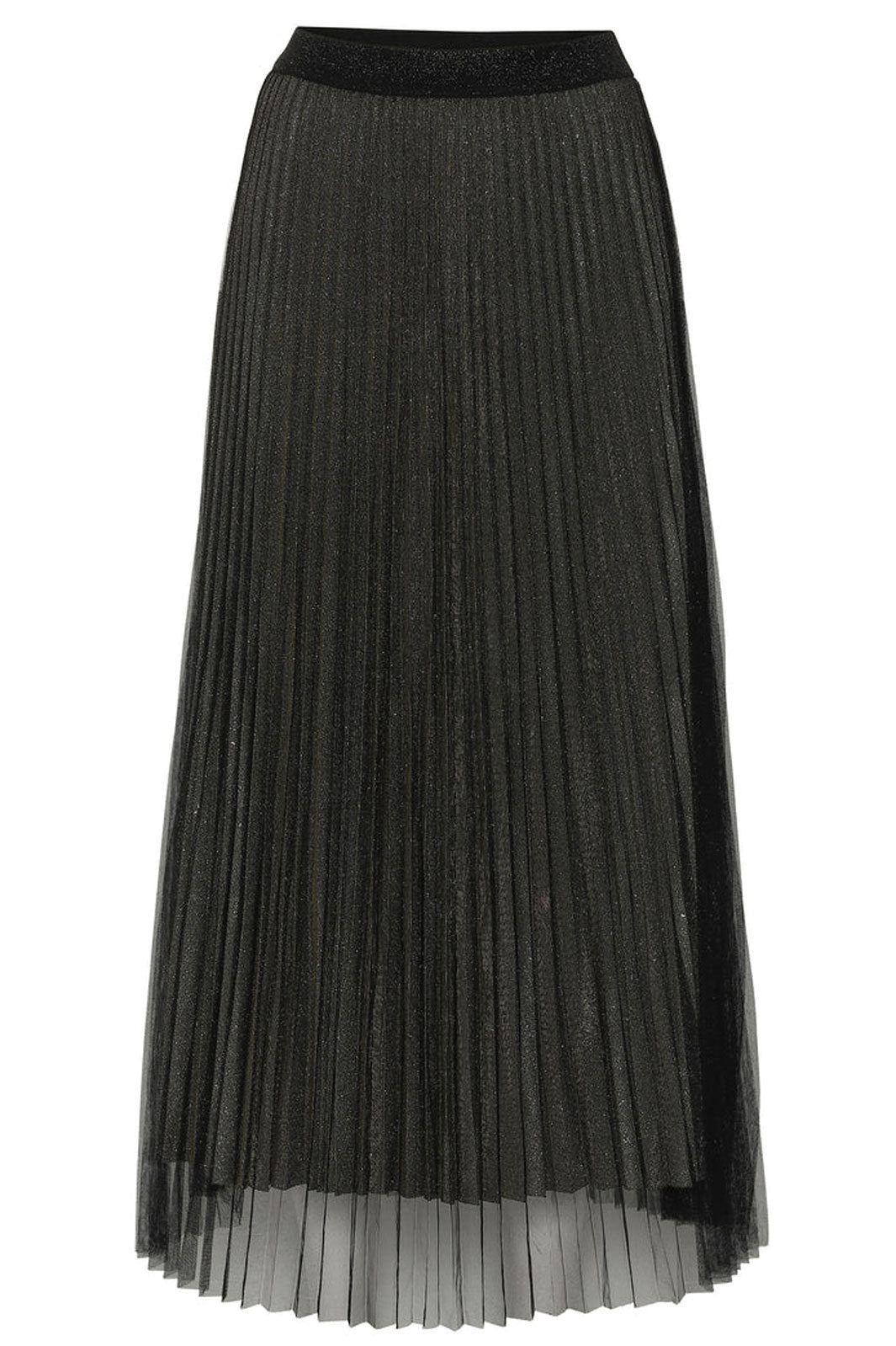 EMM Copenhagen - Celine Plisse Skirt - Silver Nederdele 