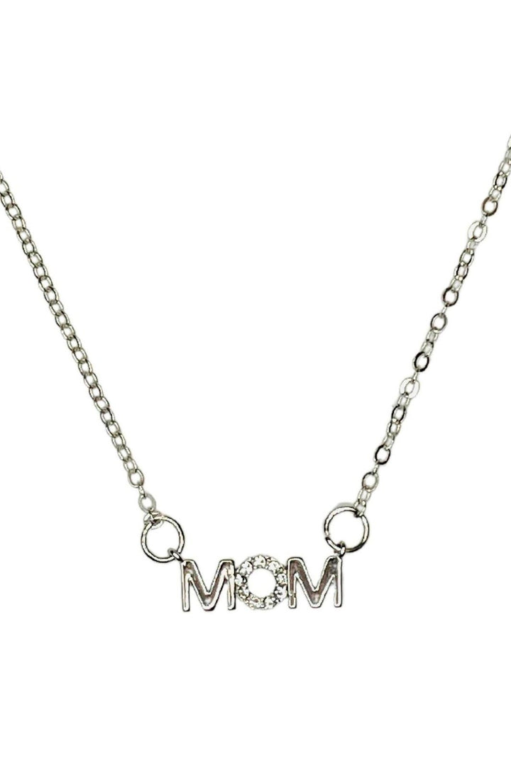 EMM Copenhagen - MOM Necklace W. Zicron Stone - Silver Halskæder 