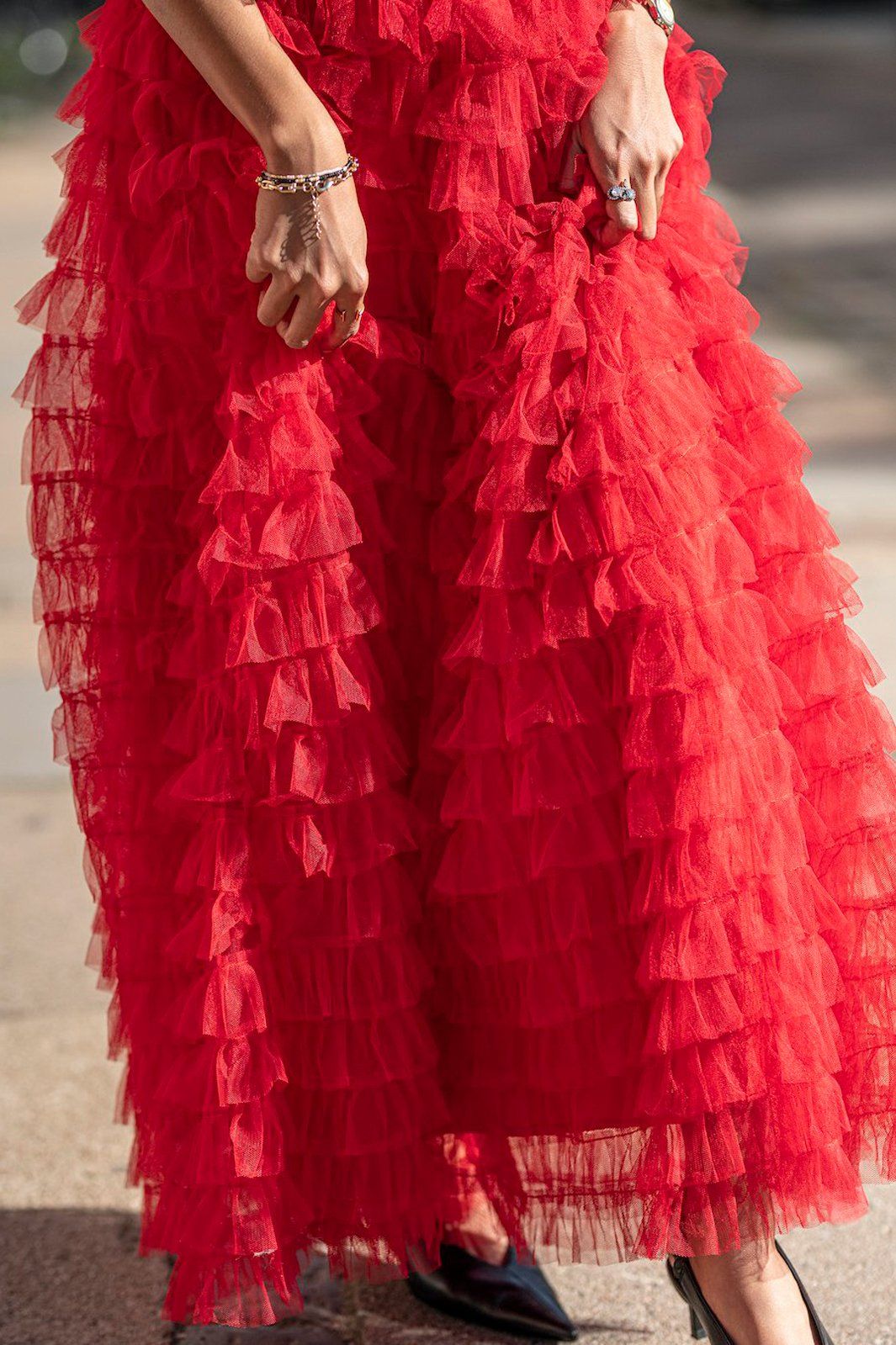 EMM Copenhagen - Tulle Skirt - Red Nederdele 