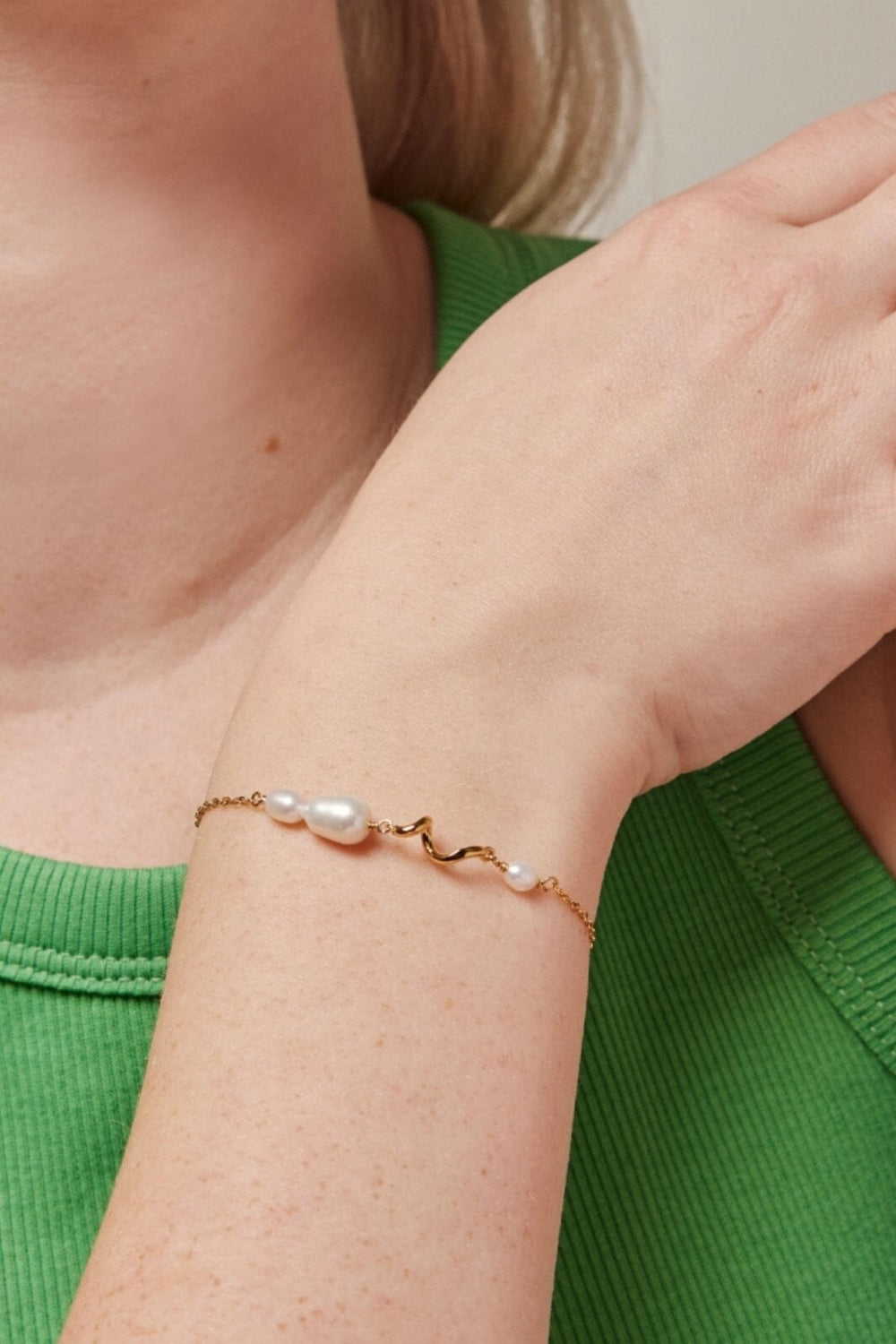 Enamel Copenhagen - Bracelet, Pearlie Twist - Pearl Armbånd 