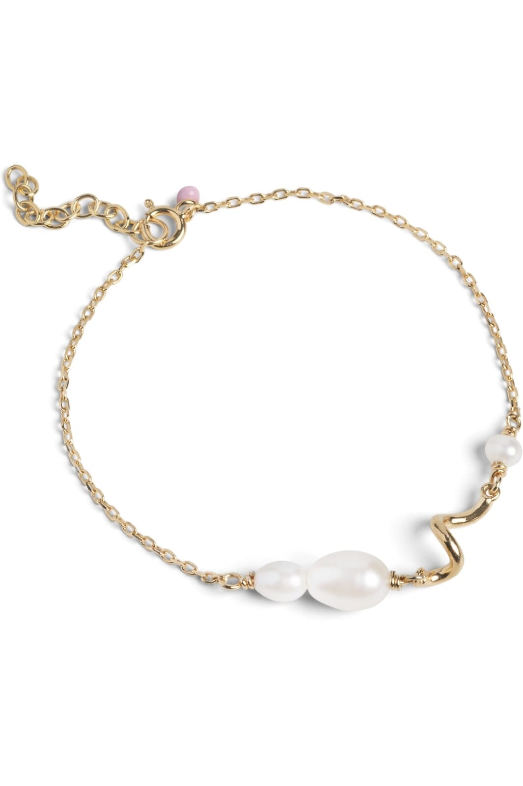 Enamel Copenhagen - Bracelet, Pearlie Twist - Pearl Armbånd 