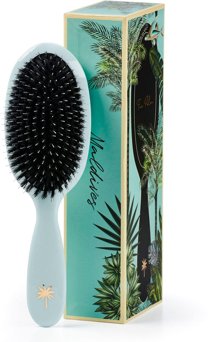 Fan Palm - Hair Brush Medium - Maldives Hårbørster 